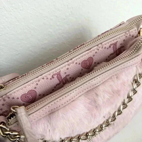 Juicy Couture Double Trouble Crossbody Dusty Blush - Picture 5 of 7